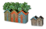 Kalalou CDV1944 Ceramic House Planter Set of 2