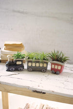 Kalalou CDV2001 Ceramic Flower Pots for Train