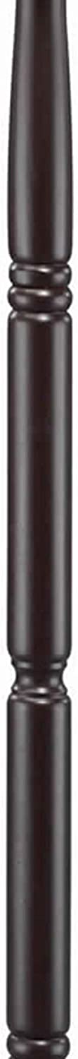 Benzara Wooden Coat Rack with Umbrella Holder and Turned Pedestal Stand, Brown