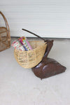 Kalalou A6177 Metal Pelican with Sea Grass Basket