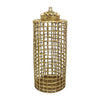 Sagebrook Home 18453-02 Metal, 23" Lidded Jar, Gold