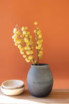 Kalalou CPH3464 Antique Black Ceramic Urn