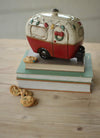 Kalalou CDV1876 Ceramic Christmas Camper Canister