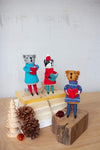Kalalou CHB2230 Felt Singing Cats Set of 3