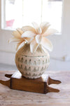 Kalalou CDL3104 Ceramic Triangle Pattern Vases