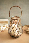 Kalalou CLAN1069 Wrapped Lantern Vase with Handle