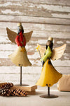 Kalalou NTM1291 Set of Two Recycled Iron Angels