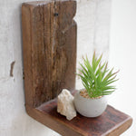 Kalalou NSE1022 Small Recycled Wood Wall Shelf
