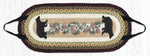 Earth Rugs LCP-395 Cabin Bear w/ Pinecone Log Carrier 15``x35``
