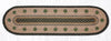 Earth Rugs OP-116 Shamrock Oval Patch Runner 13``x48``