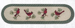 Earth Rugs OP-365 Cardinals Oval Patch Runner 13``x48``