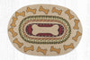 Earth Rugs OP-24 Dog Bones Oval Patch 20``x30``