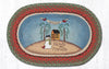 Earth Rugs OP-25 Welcome Family & Friends Oval Patch 20``x30``