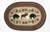 Earth Rugs OP-43 Bear/Moose Oval Patch 20``x30``