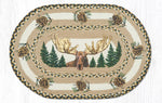 Earth Rugs OP-51 Bull Moose Oval Patch 20``x30``