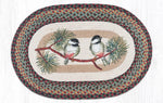 Earth Rugs OP-81 Chickadee Oval Patch 20``x30``