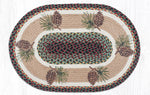 Earth Rugs OP-81 Pinecone Oval Patch 20``x30``