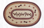 Earth Rugs OP-81 Wipe Your Paws Oval Patch 20``x30``