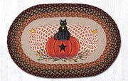 Halloween Cat and Pumpkin Rug – Earth Rugs 20