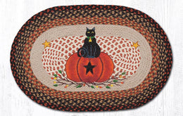 Halloween Cat and Pumpkin Rug – Earth Rugs 20