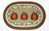 Earth Rugs OP-222 Harvest Pumpkin Oval Patch 20``x30``