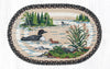 Earth Rugs OP-313 Loons Oval Patch 20``x30``