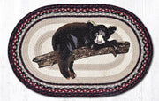 Woodland Bear Oval Rug – Earth Rugs OP-344 Baby Bear Jute