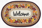 Earth Rugs OP-395 Autumn Welcome Oval Patch 20``x30``