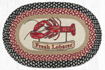 Earth Rugs OP-430 Fresh Lobster Oval Patch 20``x30``