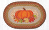 Earth Rugs OP-438 Pumpkin Leaf Oval Patch 20``x30``