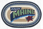 Earth Rugs OP-443 Maine Oval Patch 20``x30``