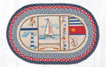 Earth Rugs OP-458 Nautical Breeze Oval Patch 20``x30``