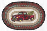 Earth Rugs OP-530 Christmas Truck Oval Patch 20``x30``