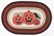 Halloween Jack-O-Lantern Braided Rug – 20