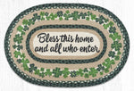 Earth Rugs OP-605 Bless This Home Oval Patch 20``x30``