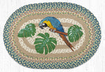 Earth Rugs OP-614 Parrot Patch Oval Patch 20``x30``