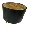 Sagebrook Home 18545-02 Wood, 24" Gold Leaf Top Side Table, Black/Gld