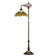 Meyda Lighting 65834 61"H Wild Sunflower Bridge Arm Floor Lamp