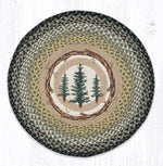 Earth Rugs RP-116 Tall Timbers Round Patch 27``x27``