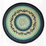Earth Rugs RP-312 Blueberry Vine Round Patch 27``x27``