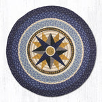 Earth Rugs RP-350 Compass Round Patch 27``x27``
