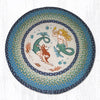 Earth Rugs RP-386 Mermaids Round Patch 27``x27``