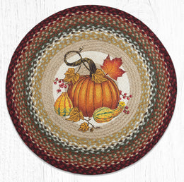Autumn Pumpkin Round Rug – 27