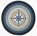 Earth Rugs RP-443 Compass Rose Round Patch 27``x27``