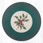 Earth Rugs RP-508 Holly Round Patch 27``x27``
