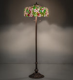 Meyda Lighting 66466 63"H Tiffany Cherry Blossom Floor Lamp