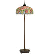 Meyda Lighting 66516 78" High Tiffany Oriental Poppy Floor Lamp