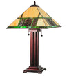 Meyda Lighting 67851  24"H Pinecone Ridge Table Lamp