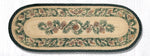 Pinecone Oval Table Runner Rug