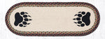 Earth Rugs OP-81 Bear Paw Oval Table Runner 13``x36``